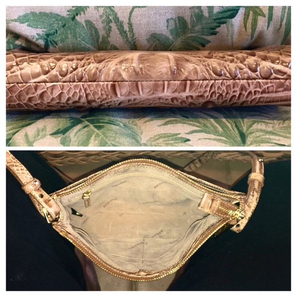 βΌοΈSOLDβΌοΈNWOT Brahmin Sienna Crossb in Tobaccoπ΄π€ - Picture 7 of 10